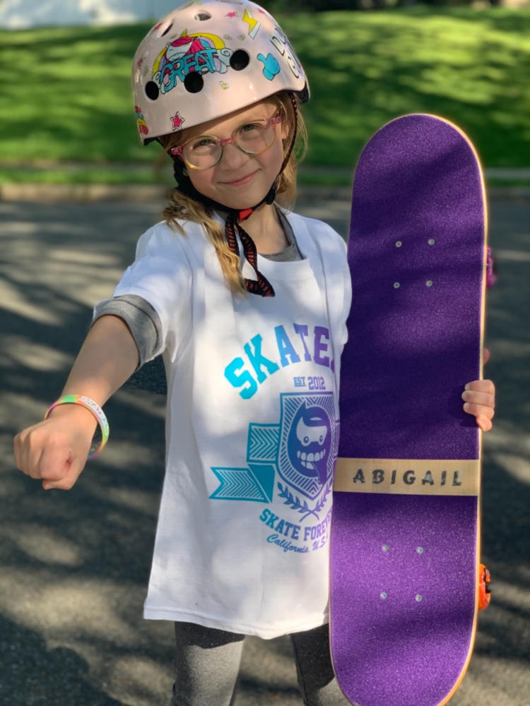 SkateXS Flowers Beginner Complete Skateboard for Kids - Customer Photo From Lauren Powers