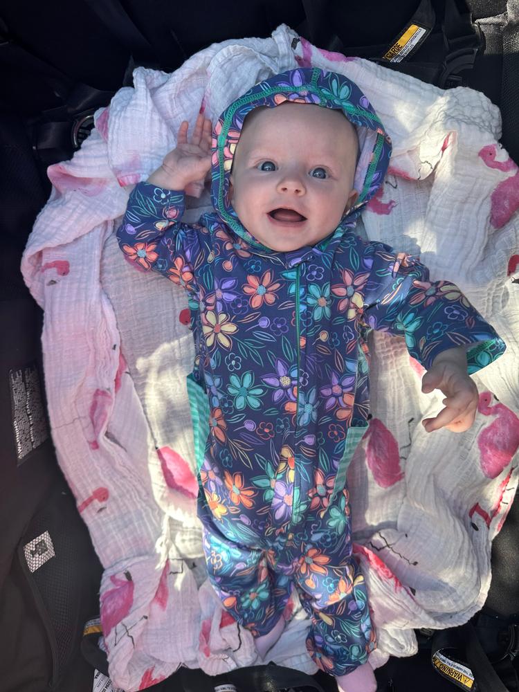 Baby Hooded Everyday Romper - Customer Photo From Sherri