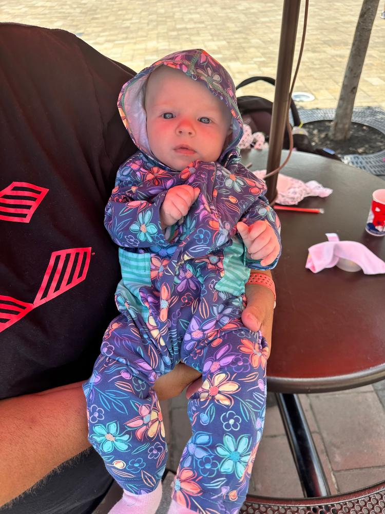 Baby Hooded Everyday Romper - Customer Photo From Sherri