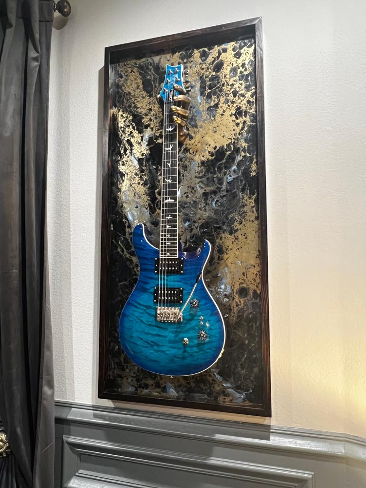 Gold Finish Classic Grip Wall Hanger - Left - Customer Photo From Matt