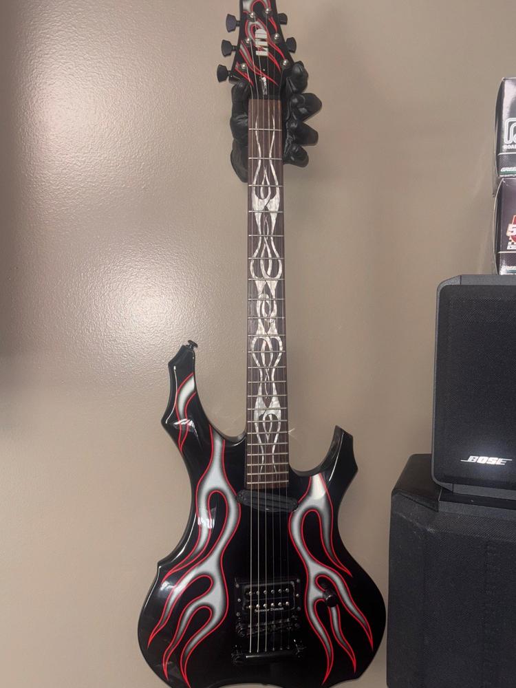 Black Finish Classic Grip Wall Hanger - Left - Customer Photo From Anonymous