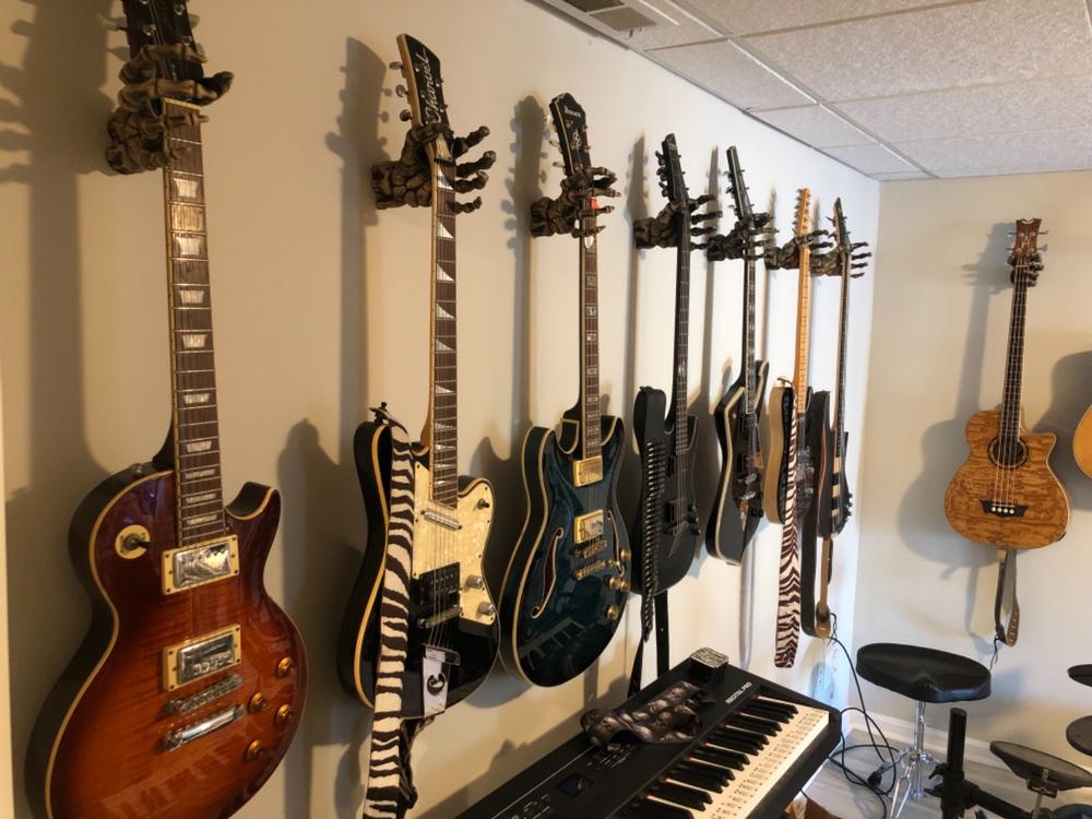 Guitar wall online mount skeleton hand