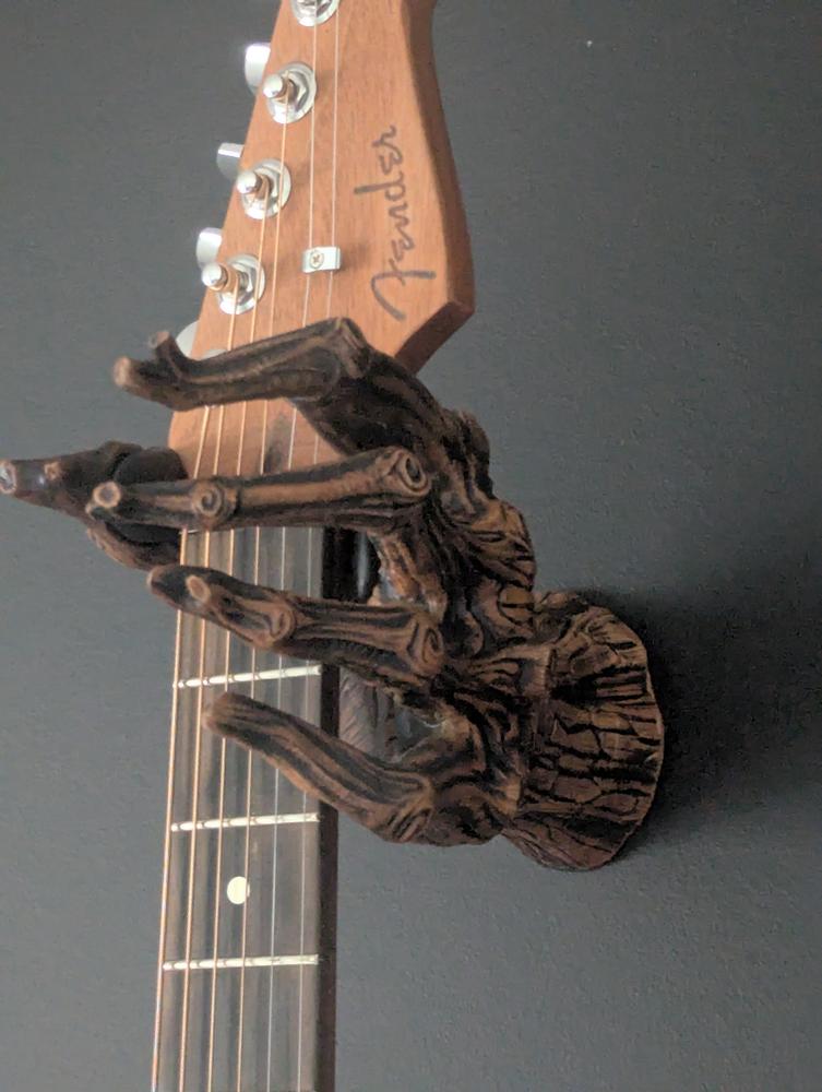 Ent-wistle Tree Hand Guitar Hanger - Left - Customer Photo From Adam