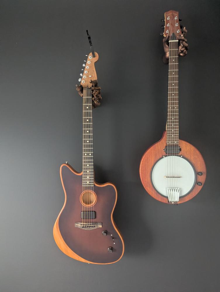 Ent-wistle Tree Hand Guitar Hanger - Left - Customer Photo From Adam