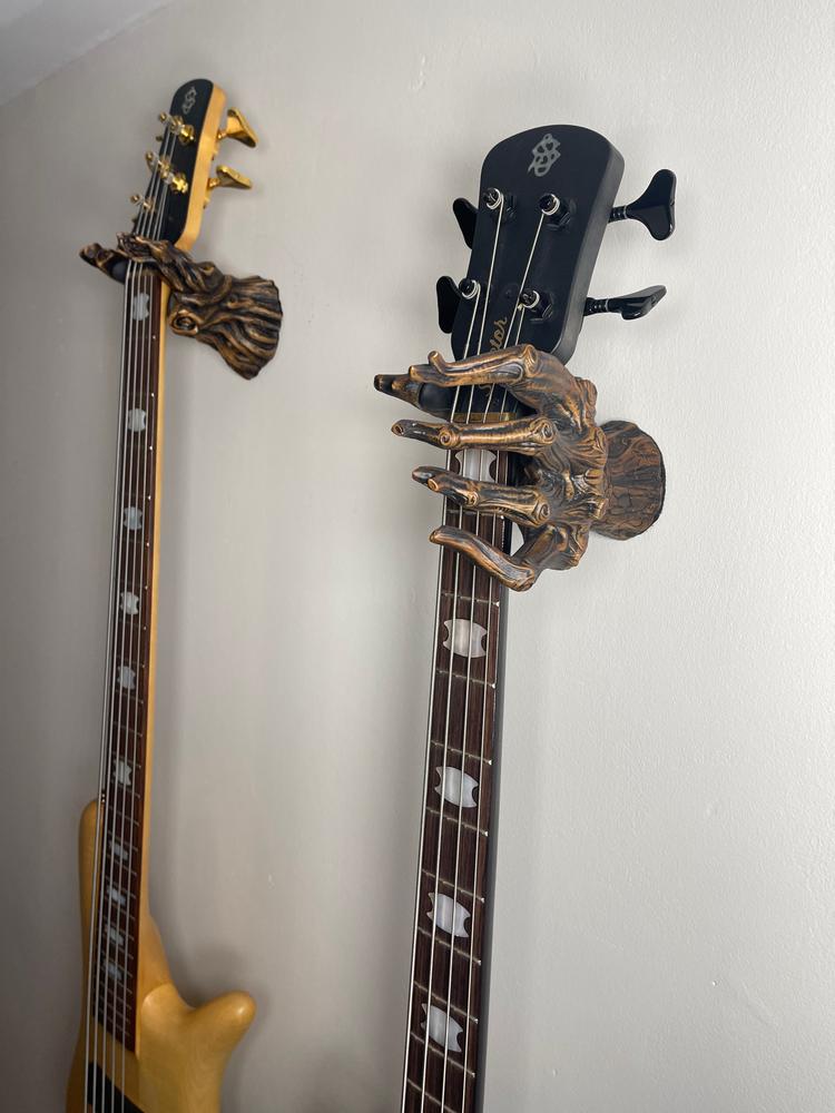 Ent-wistle Tree Hand Guitar Hanger - Left - Customer Photo From Todd