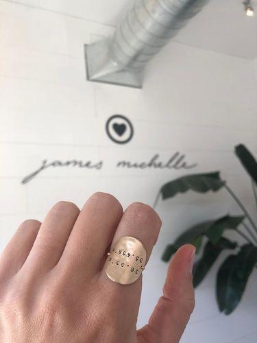 Favorite Quote Ring - Customer Photo From ashley f.