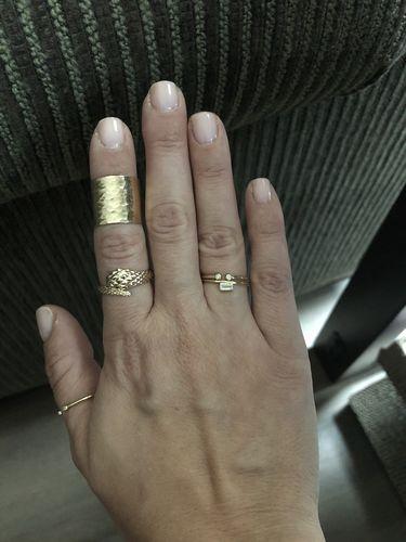 Mini Cuff Ring - Customer Photo From Darcy G.