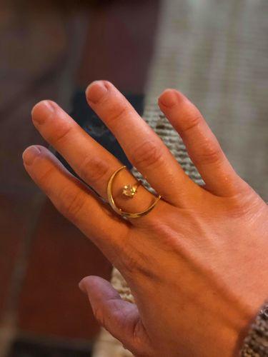 Eclipse Diamond Ring - Customer Photo From Cody H.