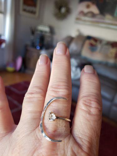 Eclipse Diamond Ring - Customer Photo From Sharla H.