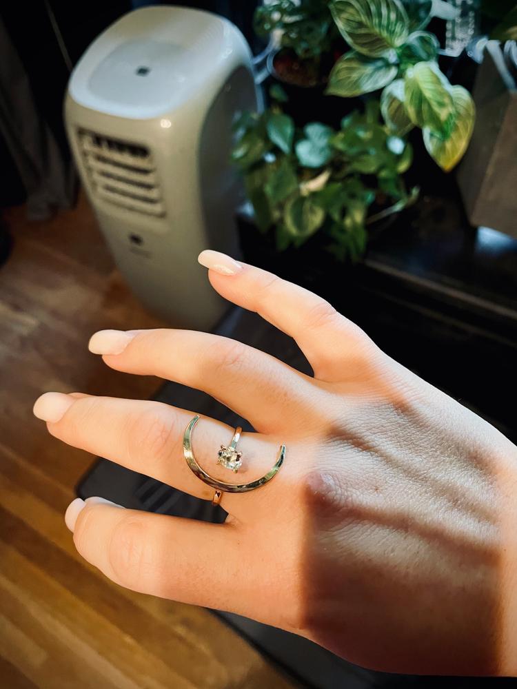 Eclipse Herkimer Ring - Customer Photo From Maree