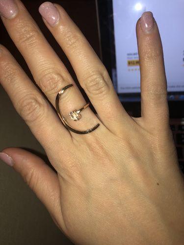 Eclipse Diamond Ring - Customer Photo From Toni Z.