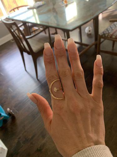 Eclipse Diamond Ring - Customer Photo From Chrissandra M.