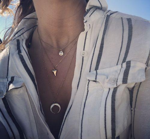 Mini Sand Dollar Necklace - Customer Photo From Emily D.