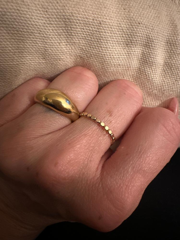 Ball Stacking Ring - Customer Photo From Holly Smith