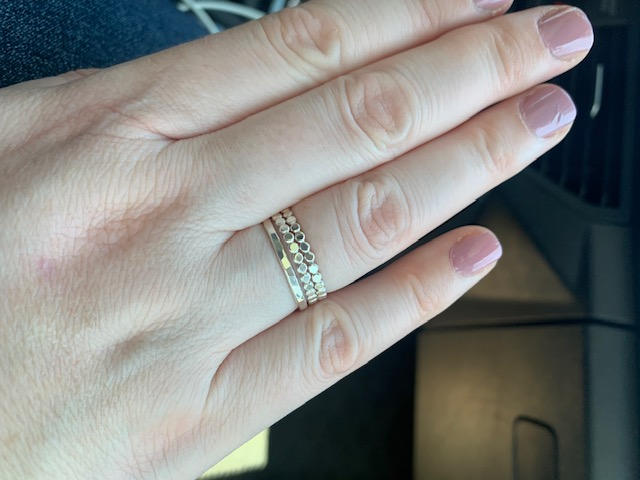 Thick Stacking Ring - Customer Photo From Lindsay Church