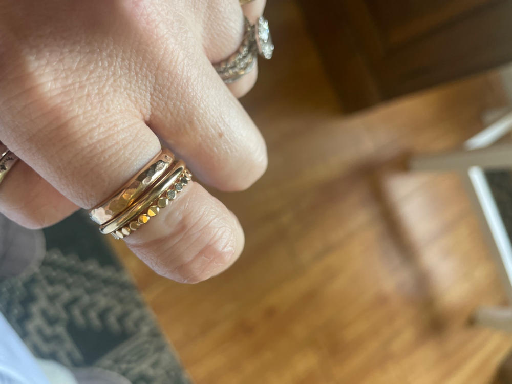 Pure Stacking Ring - Customer Photo From Gina Ginfrida