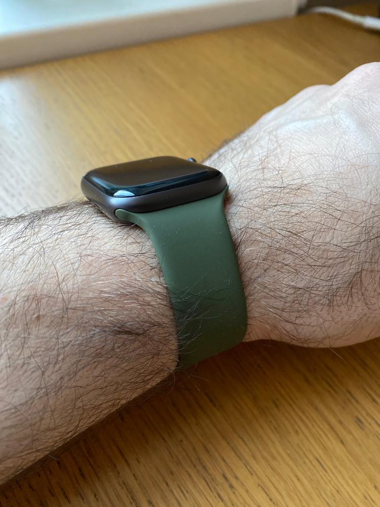 Super Soft Elastic Silicone Strap for Apple Watch - Customer Photo From Y***O