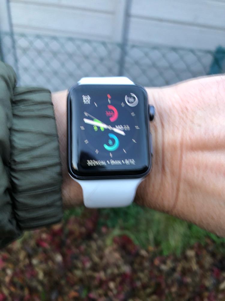 Super Soft Elastic Silicone Strap for Apple Watch - Customer Photo From D***d