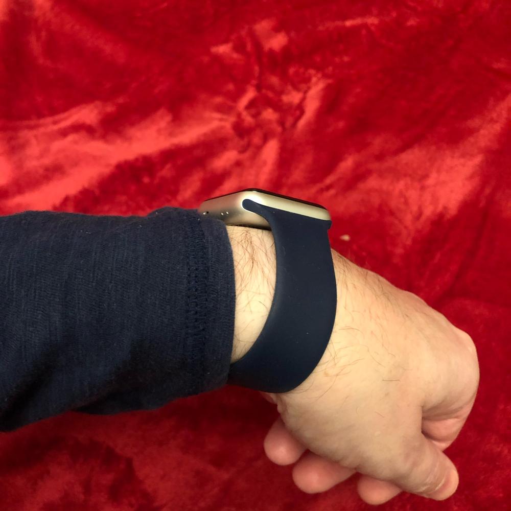 Super Soft Elastic Silicone Strap for Apple Watch - Customer Photo From N***z