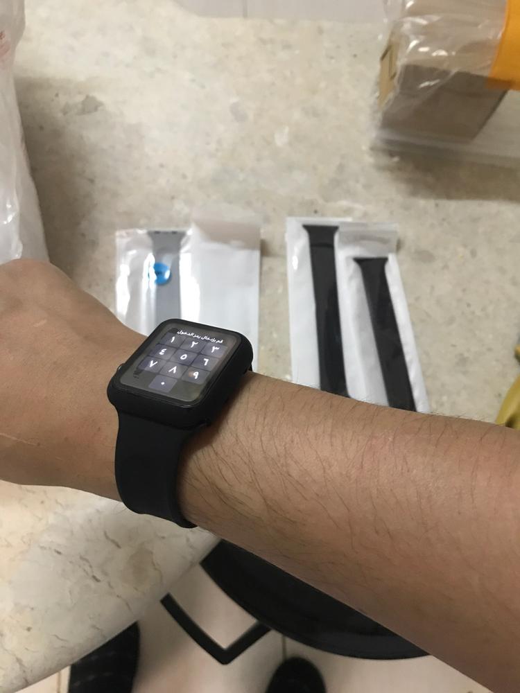 Super Soft Elastic Silicone Strap for Apple Watch - Customer Photo From A***l