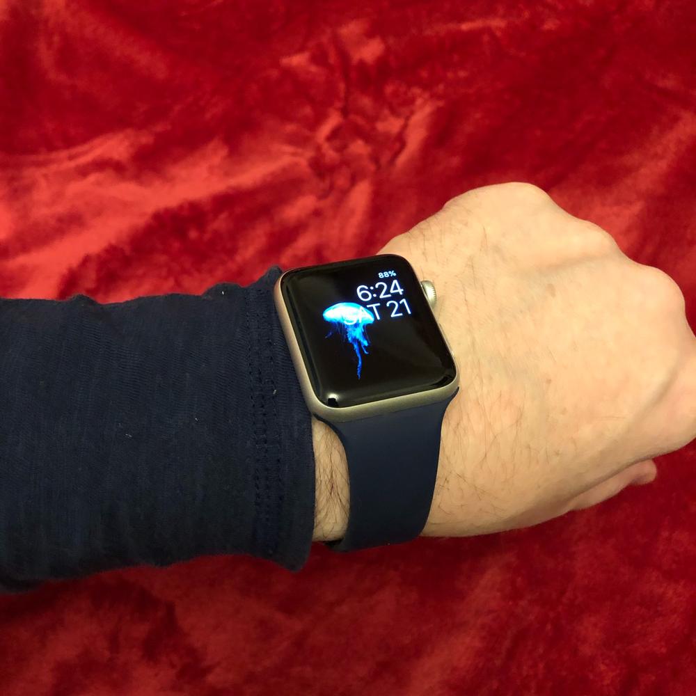 Super Soft Elastic Silicone Strap for Apple Watch - Customer Photo From N***z