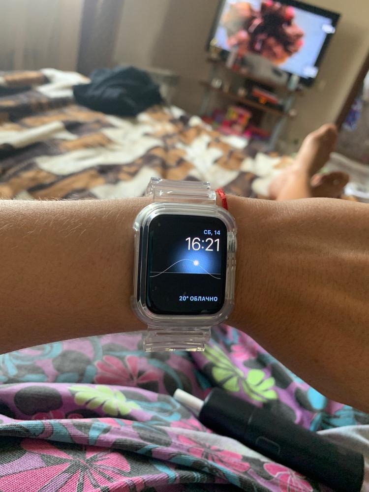 Retro Style Transparent Strap for Apple Watch - Customer Photo From A***s