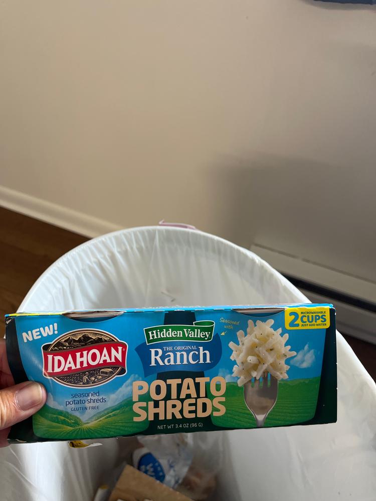 Idahoan® Potato Shreds seasoned with Hidden Valley® Original Ranch®, 1.7 oz (2 or 12 count) - Customer Photo From Jayne A.