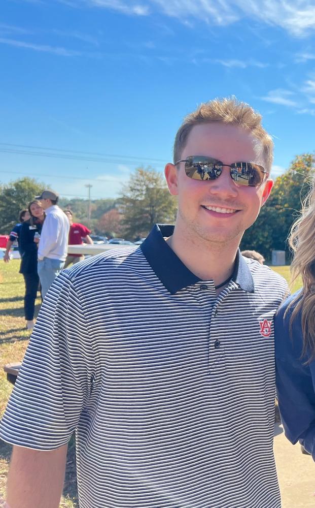 Auburn Tigers Cutter & Buck Forge Tonal Stripe Stretch Mens Polo - Customer Photo From Kim Hollier