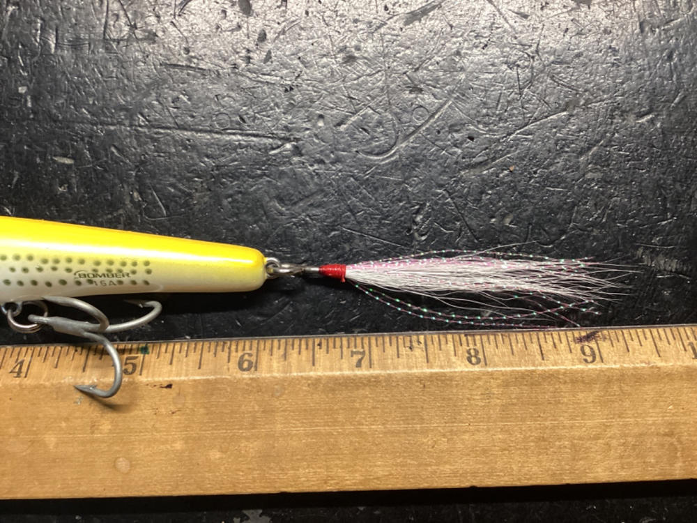 Hogy Plug Flag Bucktail Teaser (3pk) - Customer Photo From Richard B.