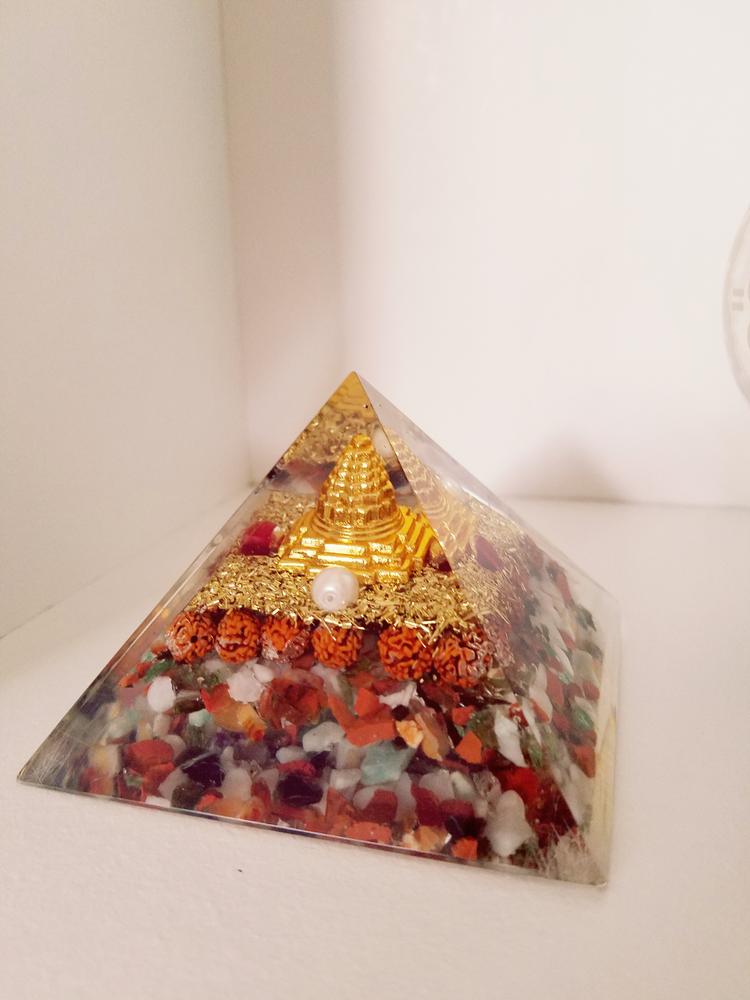 Wealth Attraction Orgone Pyramid - Vinaya