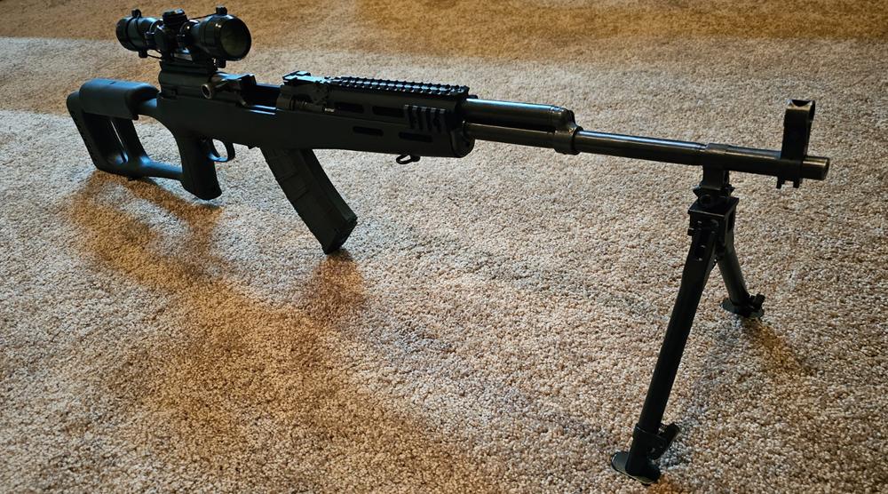 NcSTAR MSKSV2 SKS GAS TUBE PICATINNY RAIL SCOPE MOUNT WITH TWO SIDE RAILS - Customer Photo From Morton F.