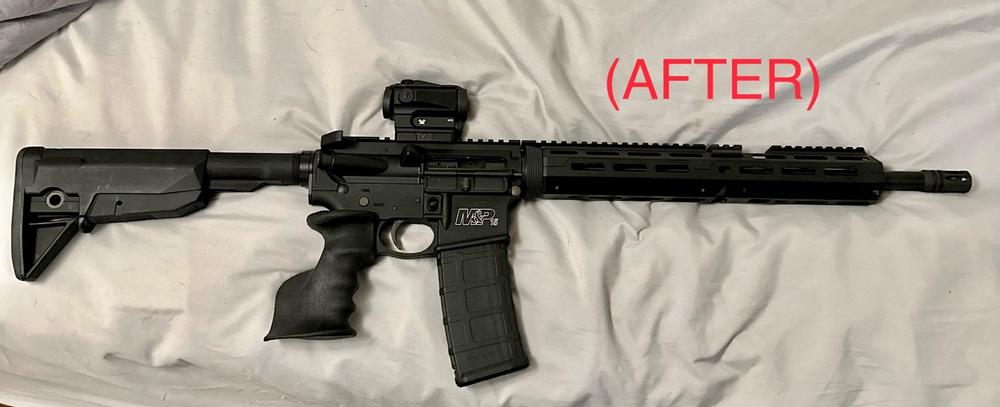 VISM by NcSTAR VMARMLCE M-LOK EXTENDED LENGTH HANDGUARD 13.5"/ TWO PIECE/ DROP IN FIT/ CARB - Customer Photo From Anonymous