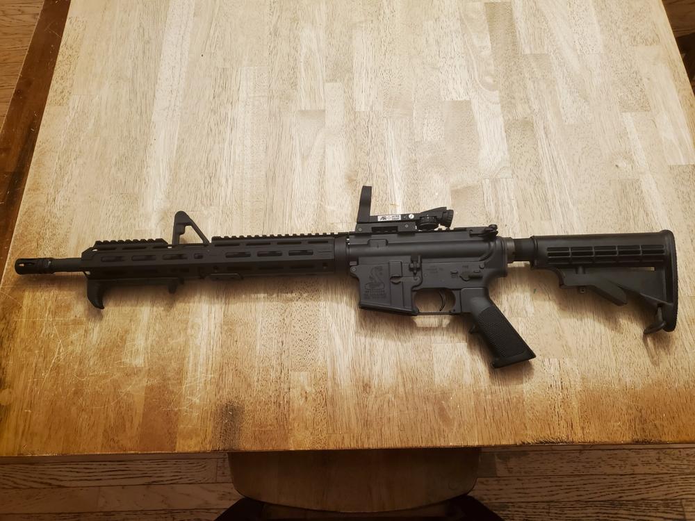 VISM by NcSTAR VMARMLCE M-LOK HANDGUARD/ TWO PIECE/ DROP IN FIT/ CARB EXTENDED HANDGUARD LENGTH/ 13.5"L - Customer Photo From Christopher W.