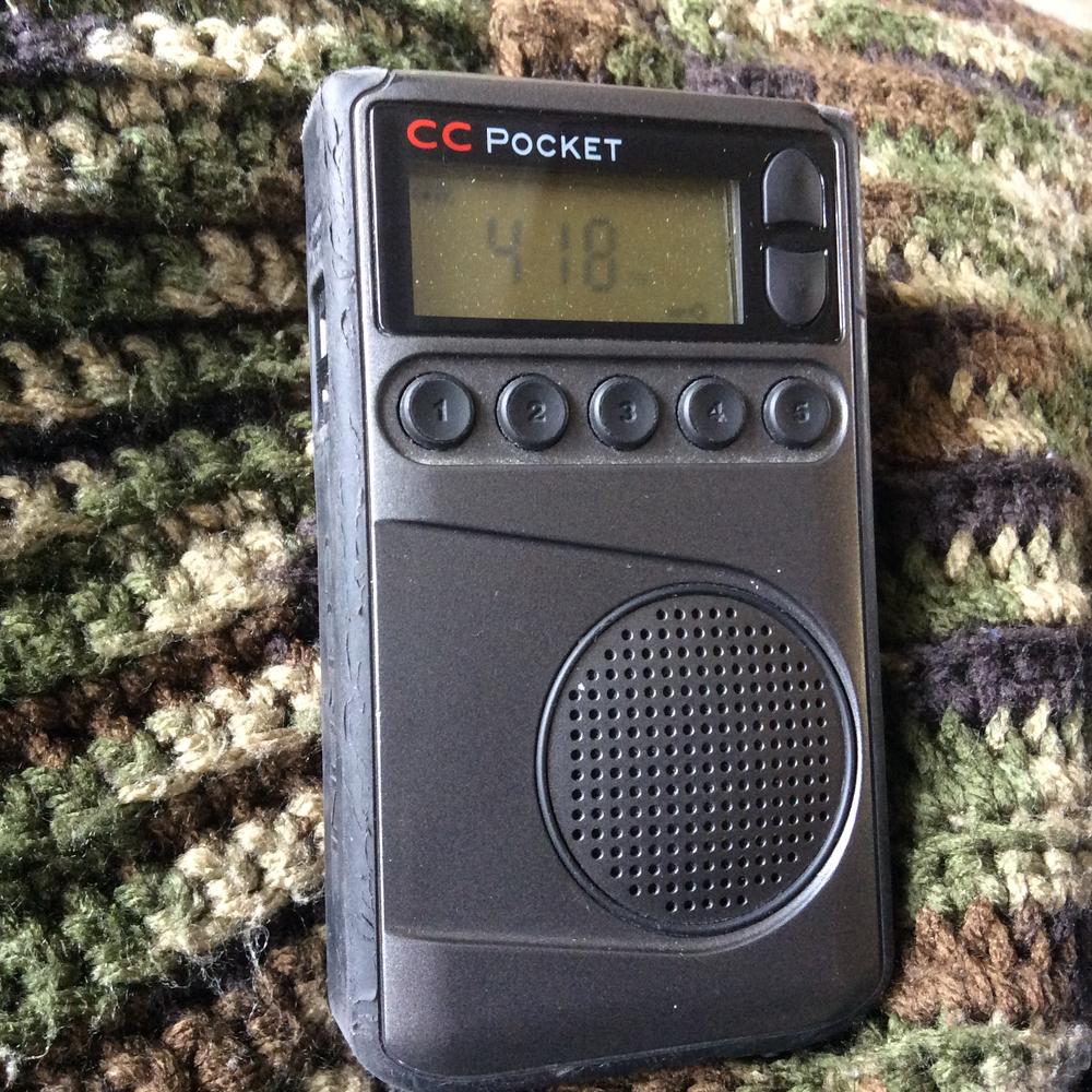 CC Pocket Radio - Weather & Clock Digital AM/FM Pocket Radio