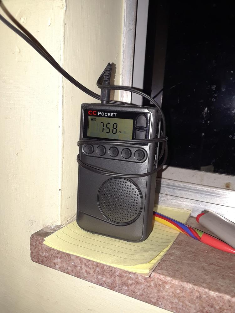 Orphan - CC Pocket AM, FM, NOAA Weather Radio + Alert with Clock