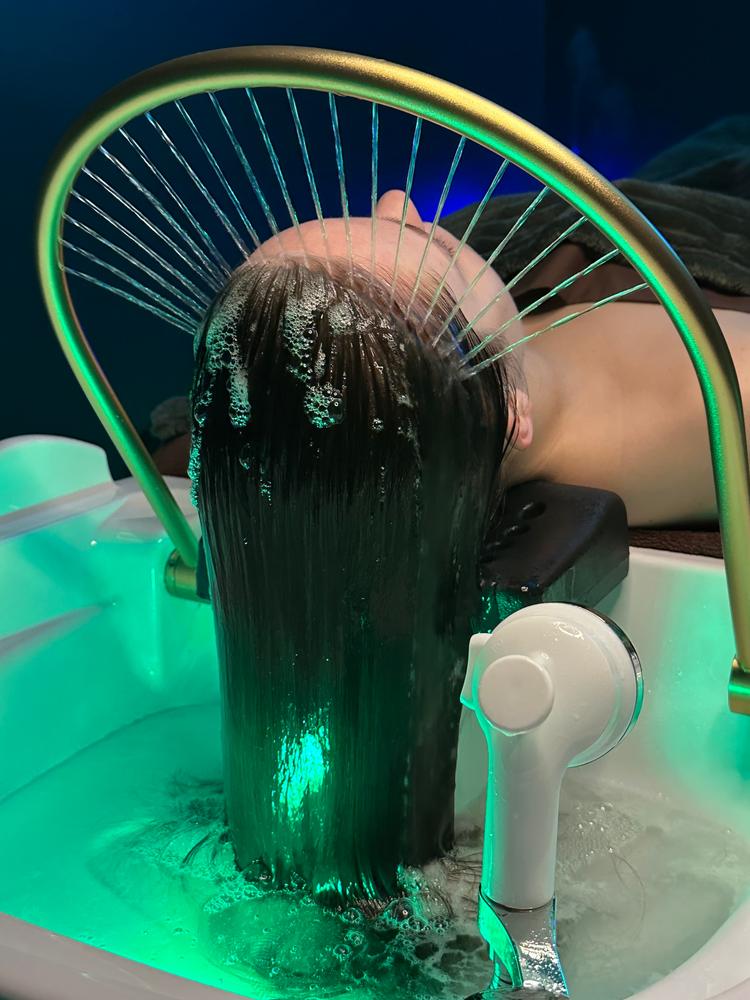 SSW 6114P Portable Japanese Head Spa Shampoo Bowl - Non-Plumbed - Customer Photo From Maria 