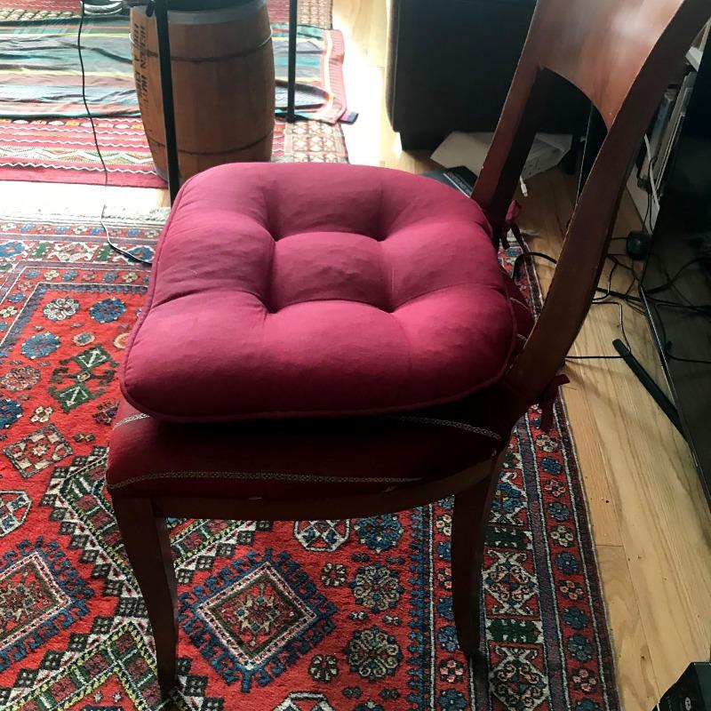 Cotton Duck ExtraThick Chair Pad Welted Home Decor