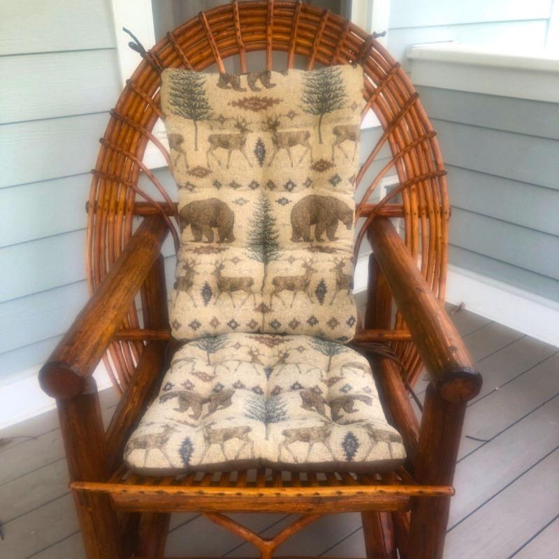 Wilderness Ottawa Rocking Chair Cushions Latex Foam Fill