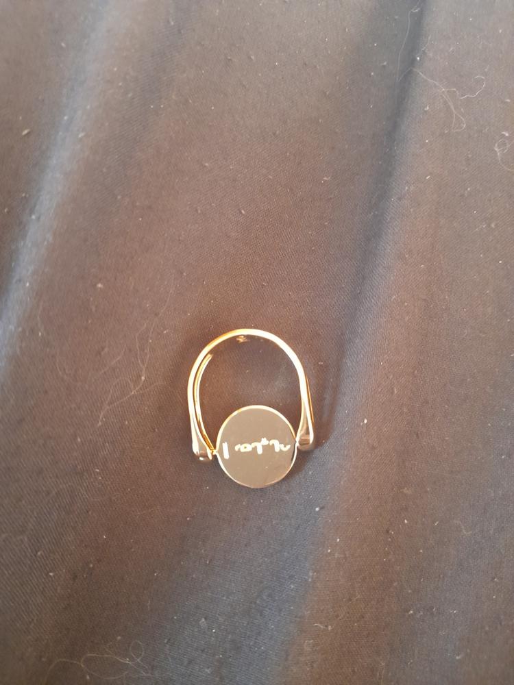 Breathe Fidget Ring - Customer Photo From Nechita M.