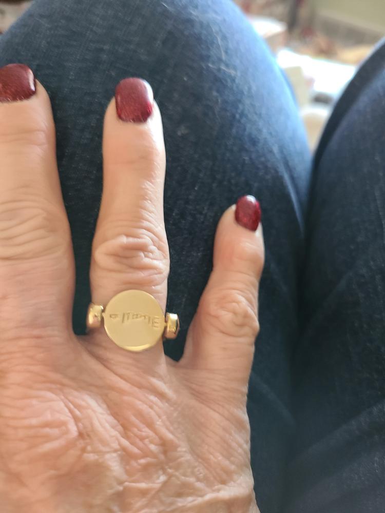 Gold Enough Spinner - Customer Photo From Debora F.