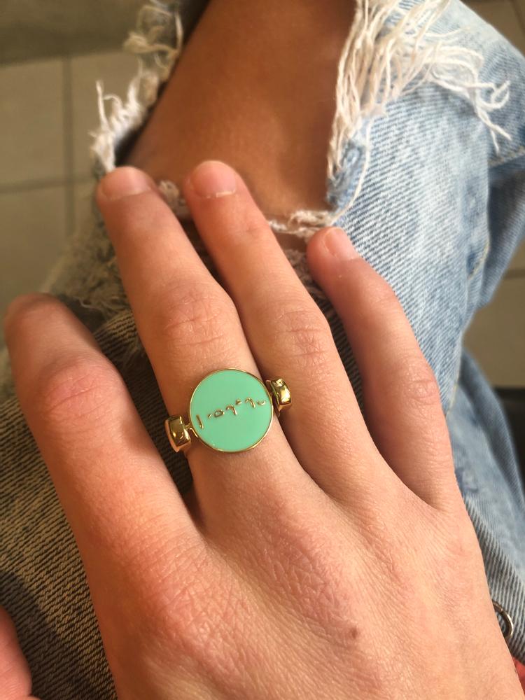 Breathe Chroma Fidget Ring - Customer Photo From Leah