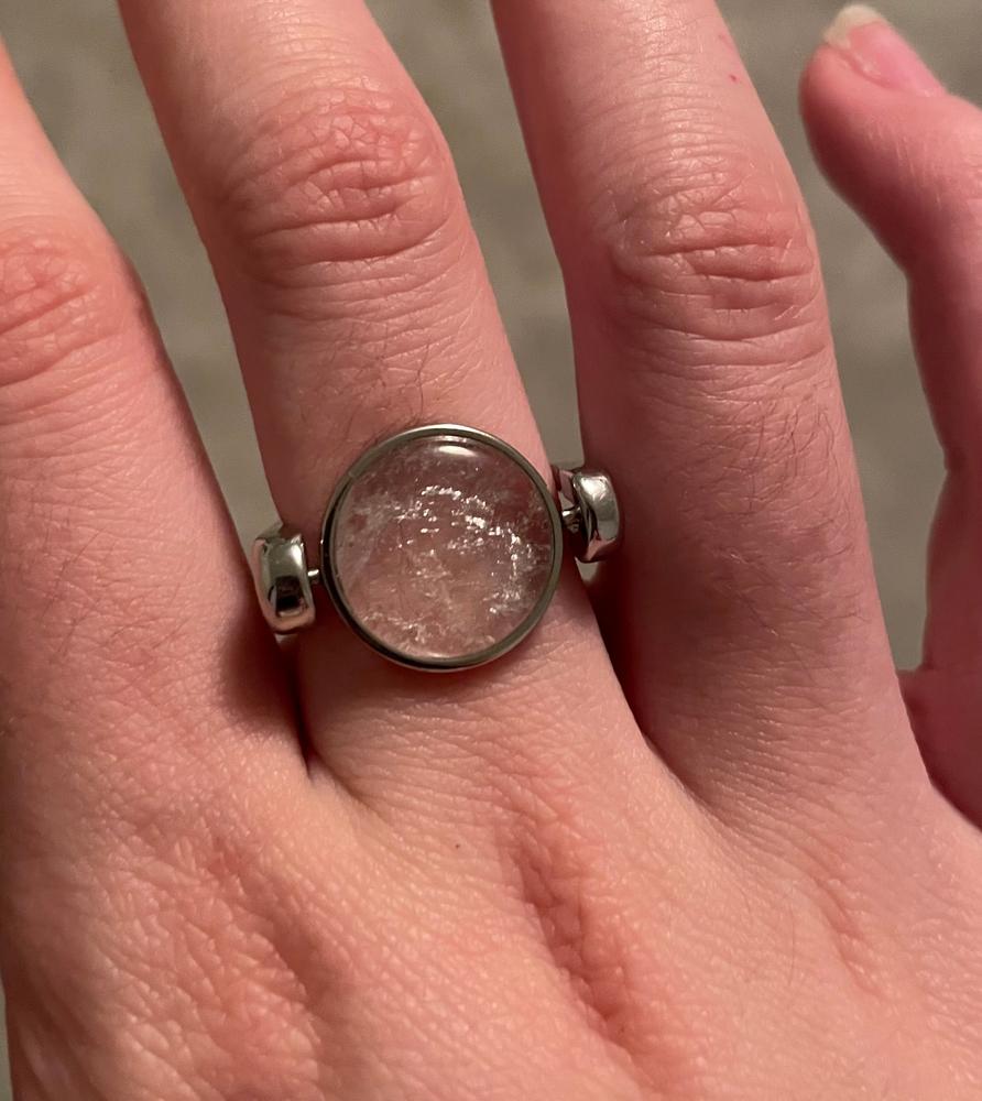 Crystal Collection: Clear Quartz Spinner - Customer Photo From Ava
