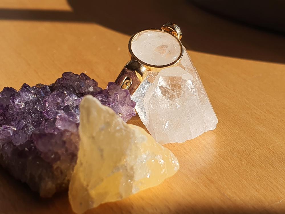 Crystal Collection: Clear Quartz Spinner - Customer Photo From Linda