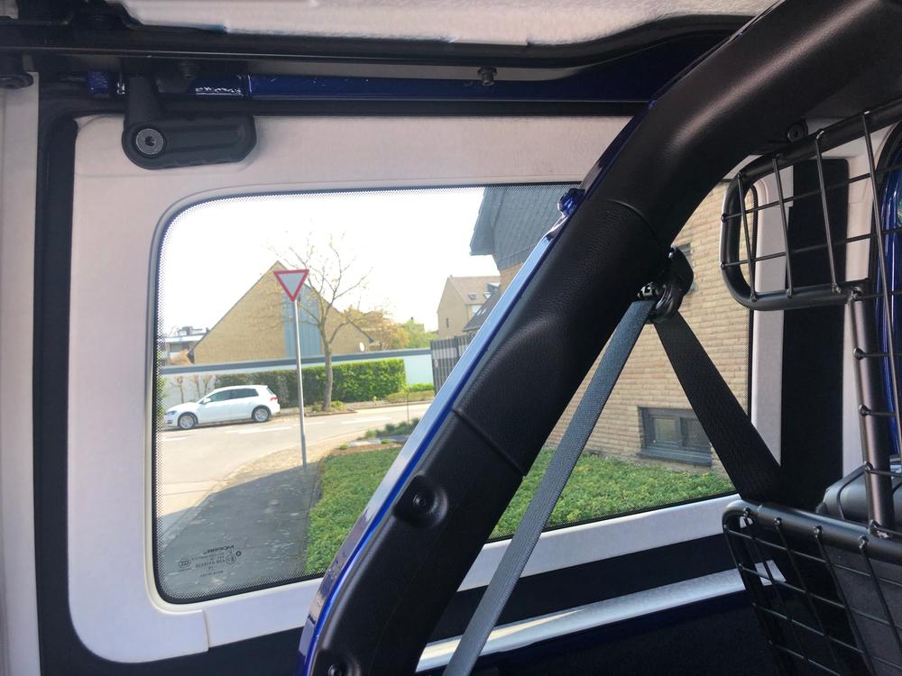 Jeep Wrangler Rear Side Window Panels - Customer Photo From Ralf Scholten