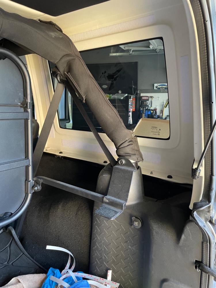 Jeep Wrangler Rear Side Window Panels - Customer Photo From Michael M.