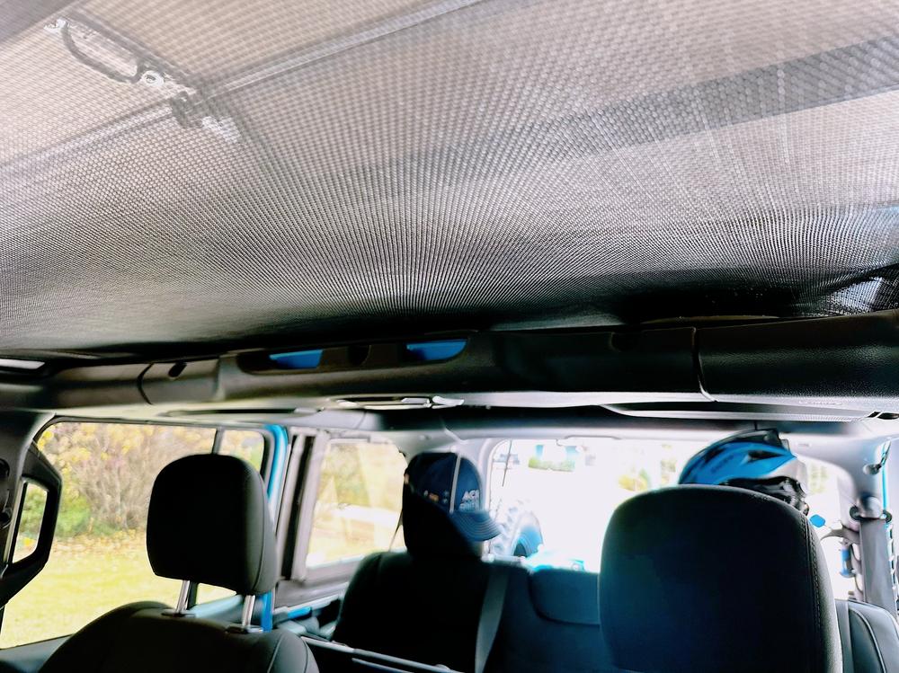 2018-2023 Hothead Sun Shade for Jeep Wrangler JL (4 Door) Sky One-Touch Power Top - Customer Photo From Damir Mustafic