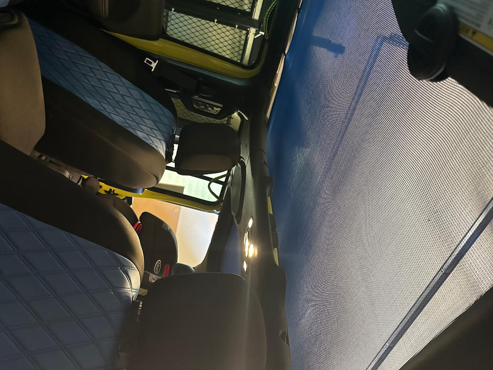 2018-2023 Hothead Sun Shade for Jeep Wrangler JL (4 Door) Sky One-Touch Power Top - Customer Photo From Peter Duffy