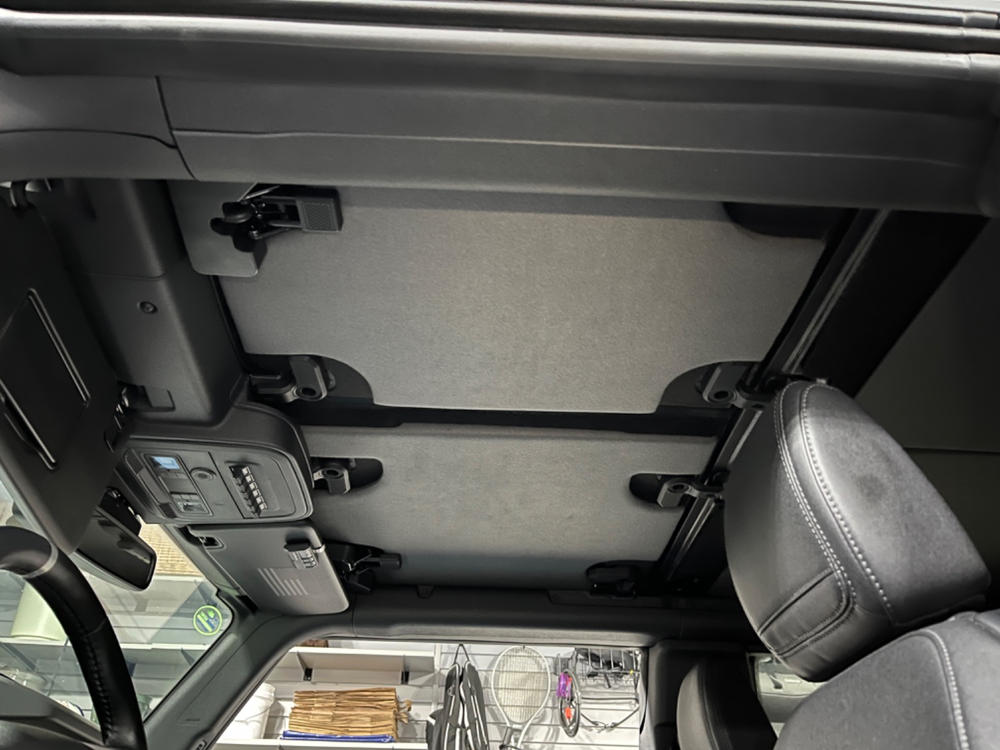 2021-2024 Ford Bronco (2 Door) - Hard Top Headliner Kit (WITH Factory Headliners Installed) - Customer Photo From Lorne Williams