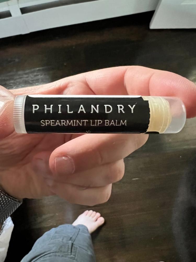 Organic Spearmint Lip Balm - Customer Photo From Alexander M.