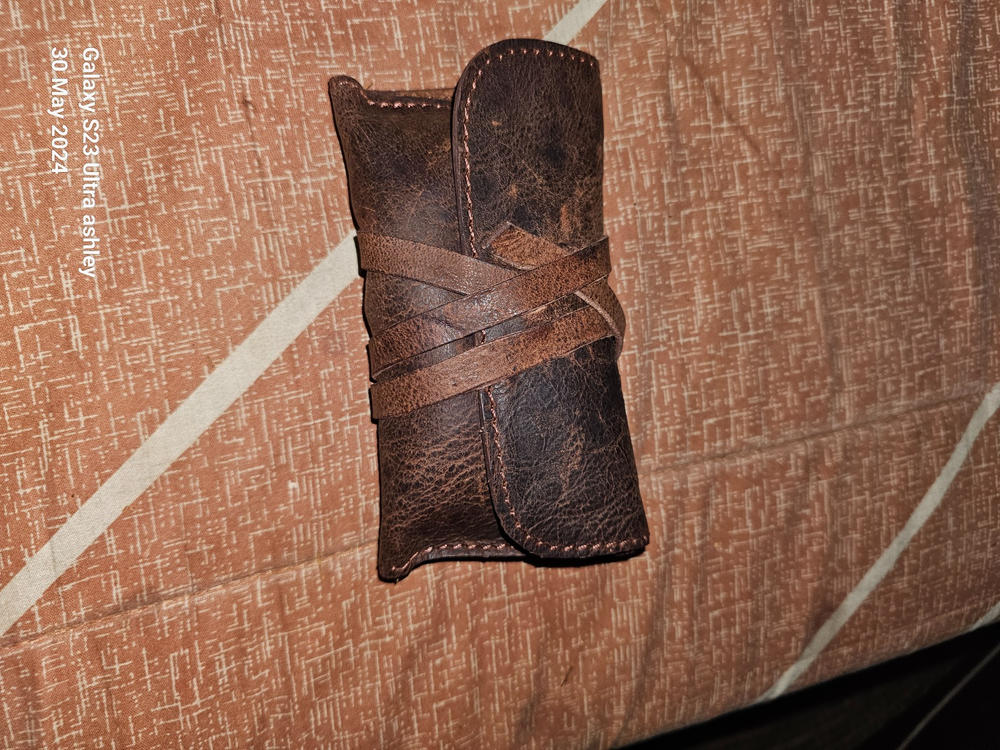 William Pouch | Soft Leather Tobacco Pouch - Customer Photo From Ashley Kennedy